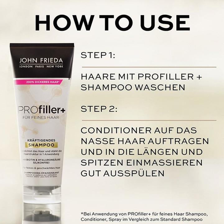 Image du produit John Frieda ProFiller+ (250 ml, Shampoing liquide)
