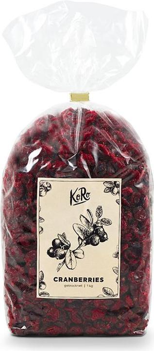 Produktbild KoRo Cranberries ohne Zuckerzusatz (1000g) (1000 g)