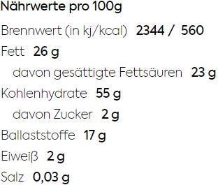 Valori nutrizionali e ingredienti KoRo Patatine fritte alla banana (1000 g)