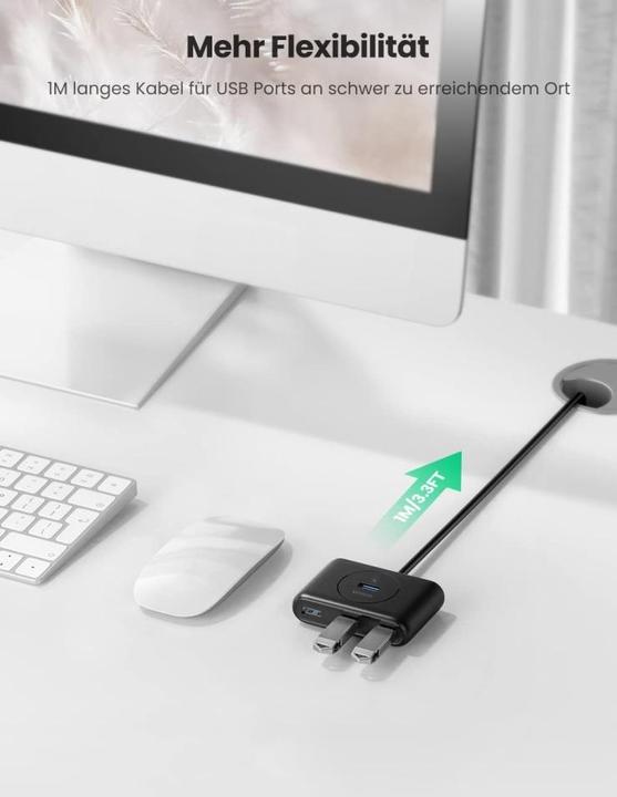 Produktbild Ugreen 40850 (USB-C, USB-A, 4 Ports)