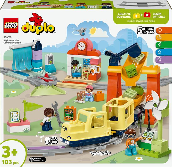 Actual product image LEGO Grosse interaktive Eisenbahn (10428)