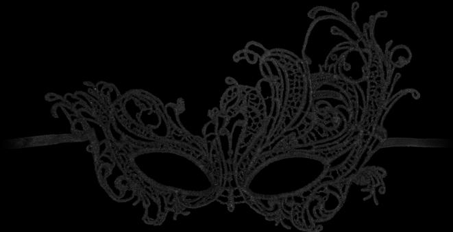 Produktbild Ouch! Royal Black Lace Mask