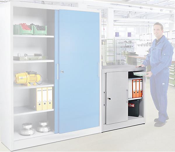 Immagine prodotto eurokraft pro armadio ad ante scorrevoli (100 cm, 100 cm)