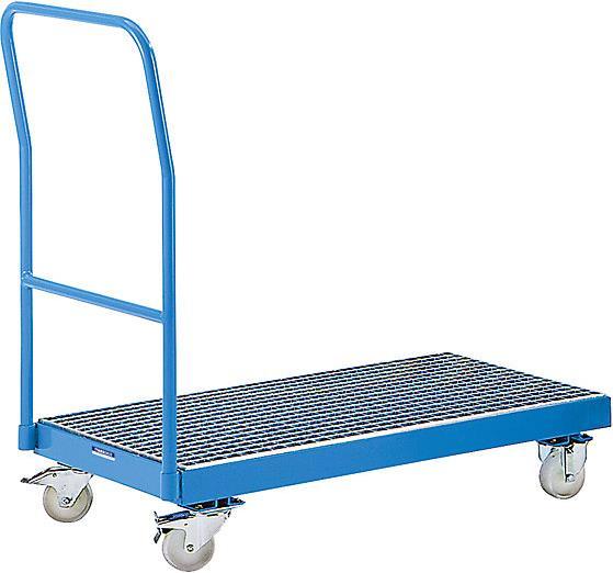 Immagine prodotto eurokraft pro Carrello per il trasporto dei fusti con vassoio di raccolta 40 l (250 kg)