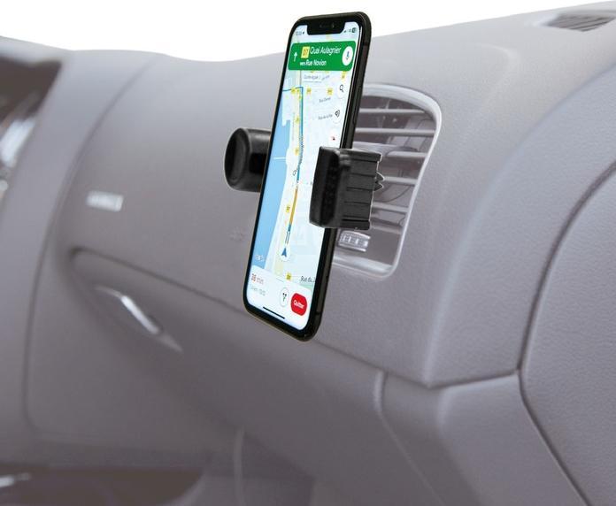 Image du produit Muvit Support Voiture Grip Grille D'Aération En Plastique Recyclé Pour Mobiles 87mm Max