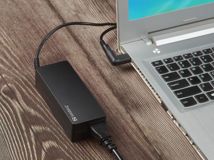 Produktbild Sandberg Laptop AC Adapter 90W EU+UK. Zweck: Notebook, Netzteiltyp: Indoor, Eingangsspannung: 100 (90 W)