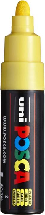 Actual product image Posca Medium marker PC-7M (Yellow, 5.50 mm, 1 x)