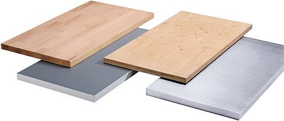 Image du produit kaiserkraft Plan de travail pour établi (Bois)