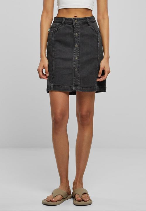 Produktbild Urban Classics Ladies Organic Stretch Button Denim Skirt (28)
