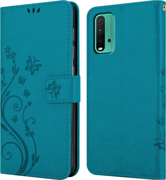Image du produit Cadorabo Pochette Flower Book (Xiaomi Redmi 9T, Xiaomi Poco M3)