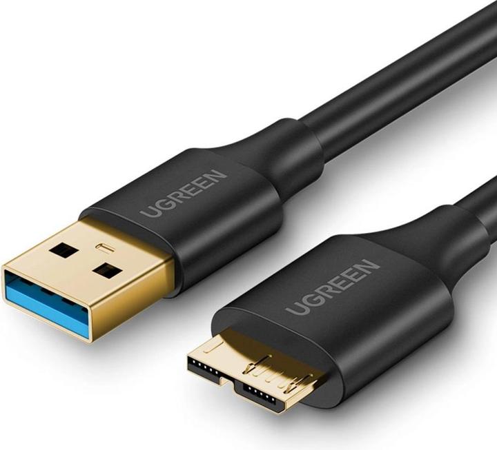 Productafbeelding Ugreen USB 3.0 - micro USB 3.0 kabel UGROEN, 0,5 m - černý (0.50 m, USB 3.0)