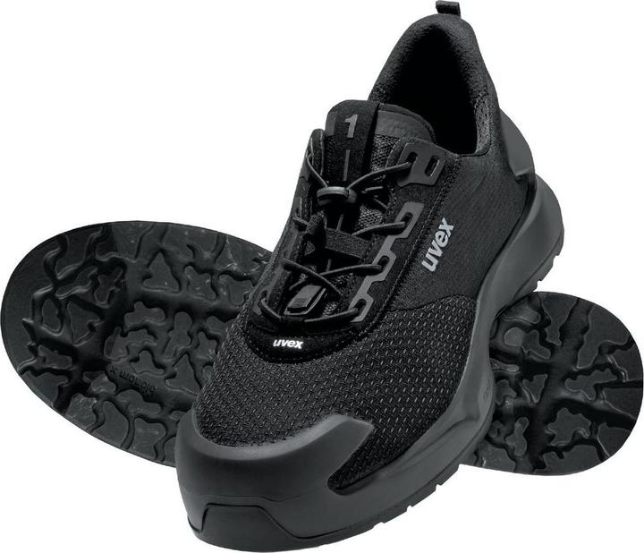 Produktbild Uvex Sports uvex 1 x-craft Halbschuhe S1 PL 68004 schwarz Weite 14 Grösse 35 (S1P, 35)