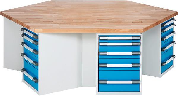 Image du produit eurokraft pro Établi de groupe (270 cm, 235 cm)