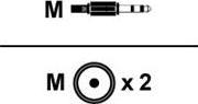 Produktbild Inakustik Star Stereo-Klinke – 2x RCA (1.50 m, Cinch, 3.5mm Klinke (AUX))