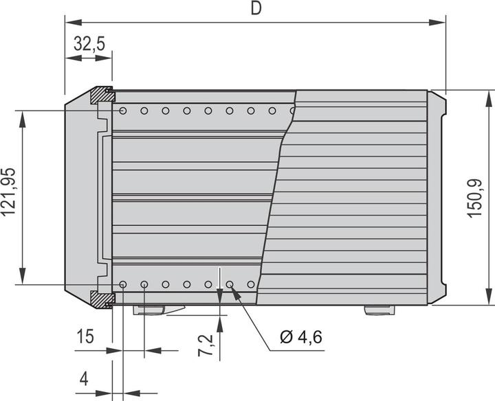 Actual product image Schroff Complete enclosure, EMC shielded - PROPAC PRO GEH.3HE 42TE 326T