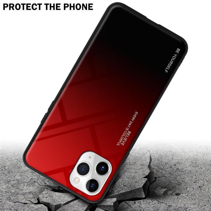 Actual product image Cadorabo TPU 2 colors glass cover (Apple iPhone 11 Pro Max)