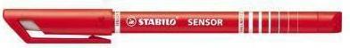 Image du produit STABILO SENSOR F Finliner avec taille-crayon à ressort (Rouge, 1 x)