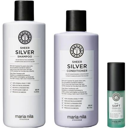 Maria Nila Sheer Silver Hair Care Gift Set
