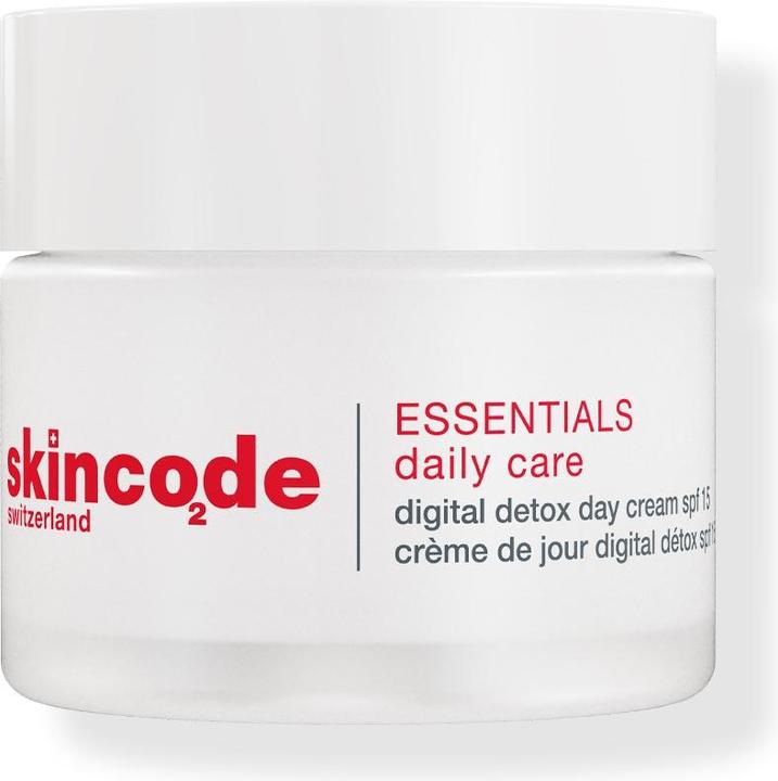 Image du produit Skincode Essential Daily Care Digital Detox Day Cream SPF 15 + blue light protection (50 ml, Crème de jour, SPF 15)
