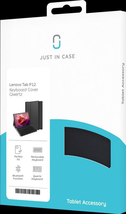 Produktbild Cazy Tastatur Hülle Kompatibel mit Lenovo Tab P12 - Schutz Etui mit magnetisch Abnehmbarer Tastatur - (DE)