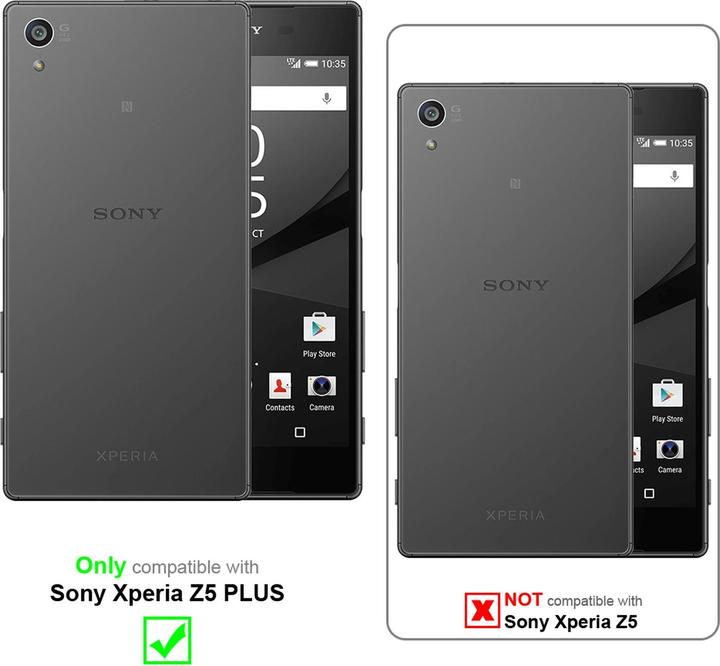 Actual product image Cadorabo Display protection glass (1 Piece, Sony Xperia Z5 Premium)