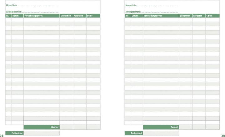 Actual product image Simple cash book (96 x)