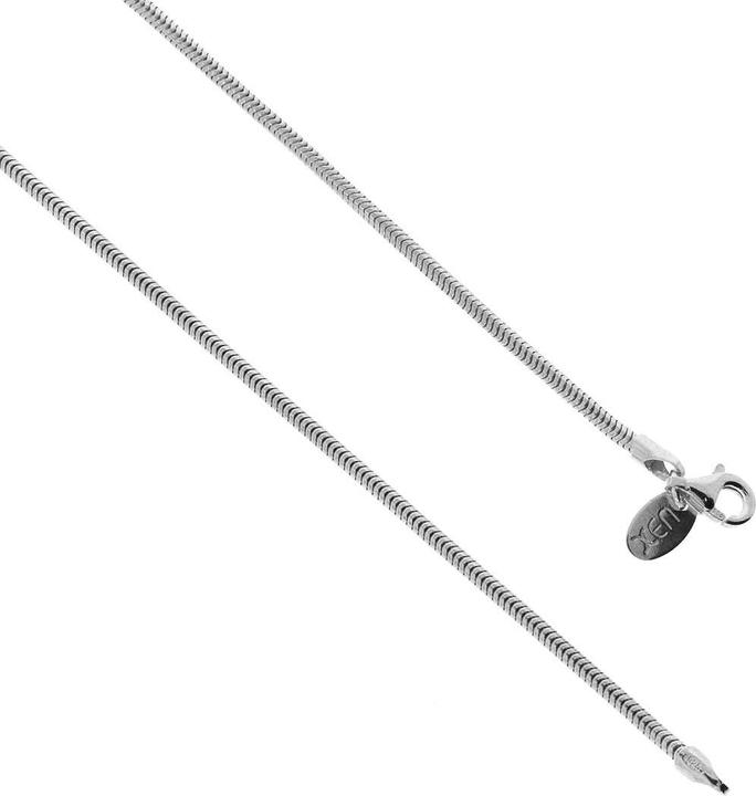 Actual product image Xen Snake chain 45 cm long in 925 silver rhodium plated (925 Sterling silver, 45 cm)