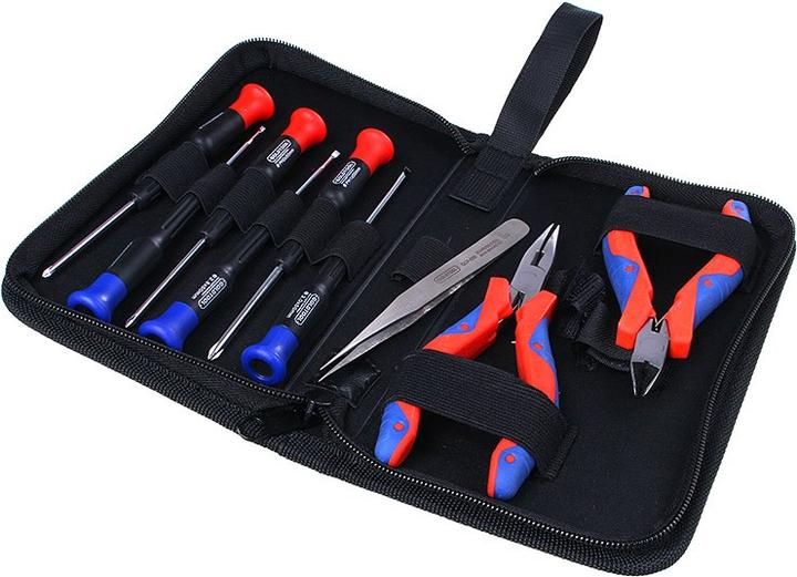 InLine Tool set for computers and electronics, 9 pieces