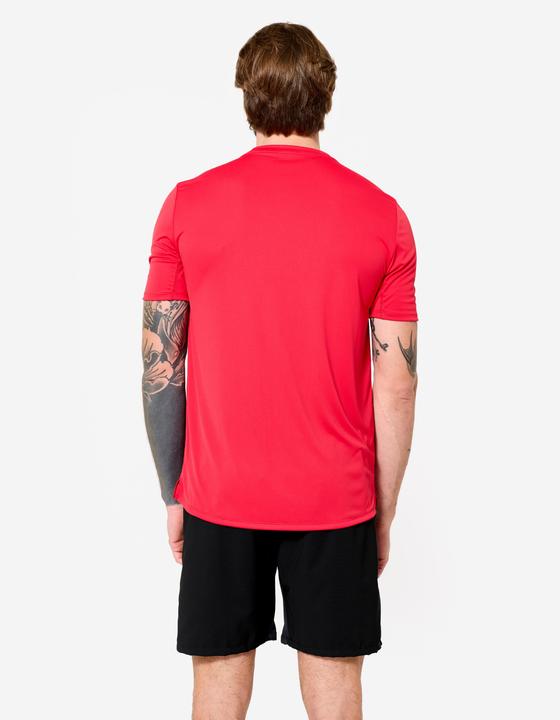 Produktbild Domyos T-Shirt Herren atmungsaktiv Rundhalsausschnitt - rot (XL)