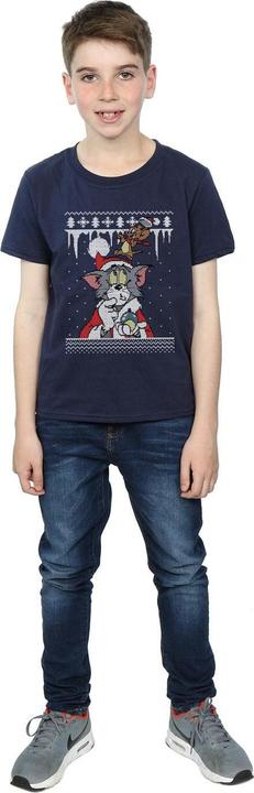 Immagine prodotto Tom & Jerry Christmas Fair Isle Maglietta Ragazzi (140, 146)