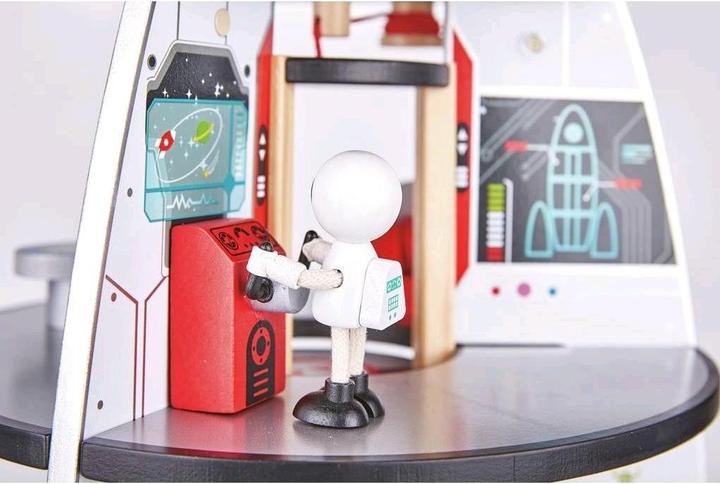 Actual product image Hape four-stage rocket