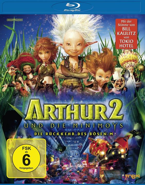 Arthur and the Minimoys The Return of the Evil M (Blu-ray, 2009, English, German)