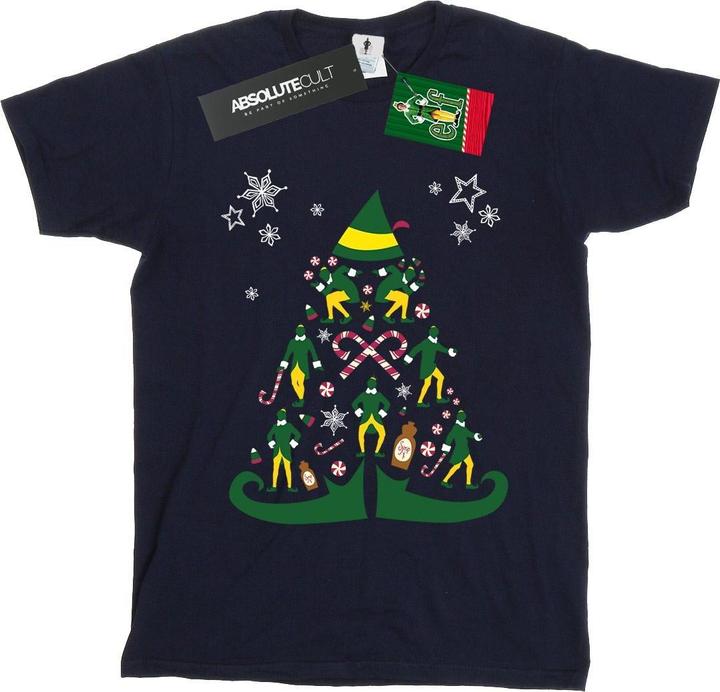 Immagine prodotto Elf Christmas Tree Maglietta Ampia Donna (S)