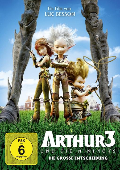 Arthur and the Minimoys 3 The Great Decision (DVD, 2010, English, German)