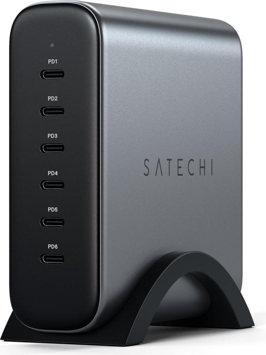 Actual product image Satechi 200W USB-C 6-PORT PD GaN Charger (200 W)