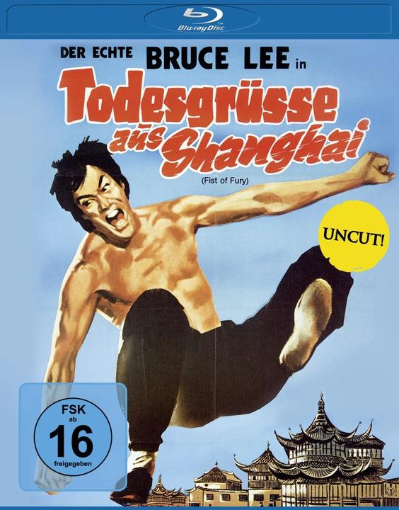 Actual product image Bruce Lee Death Greetings From Shanghai Uncut Edition (Blu-ray, 1972, Cantonese, English, German)