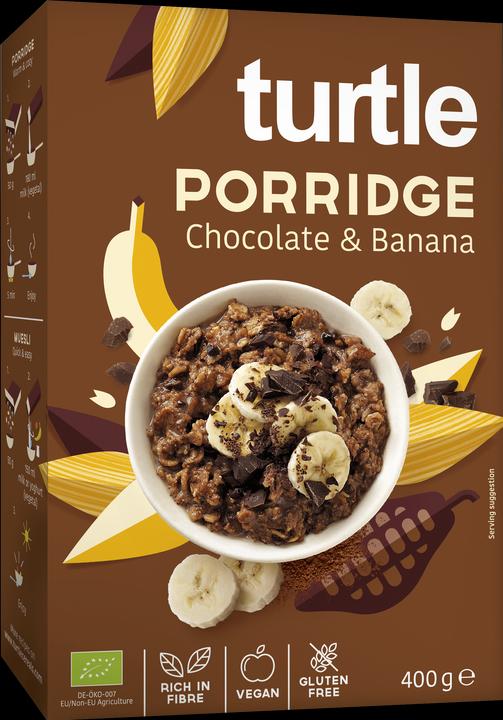 Image du produit Turtle Bio Porridge Chocolat & Banane (400 g)