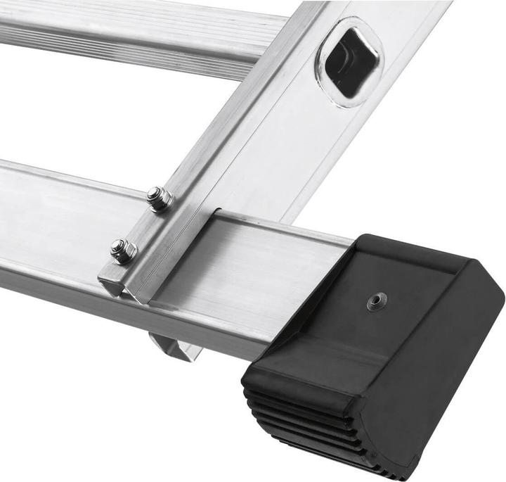 Actual product image Hailo M60, aluminium universal ladder, 4x3 rungs (Multi-purpose ladder, 332 cm)