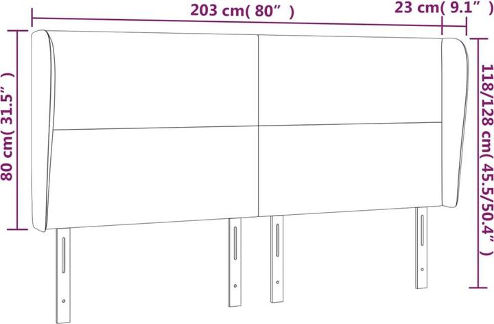 Produktbild VidaXL Pranav (203 x 23 x 128 cm)