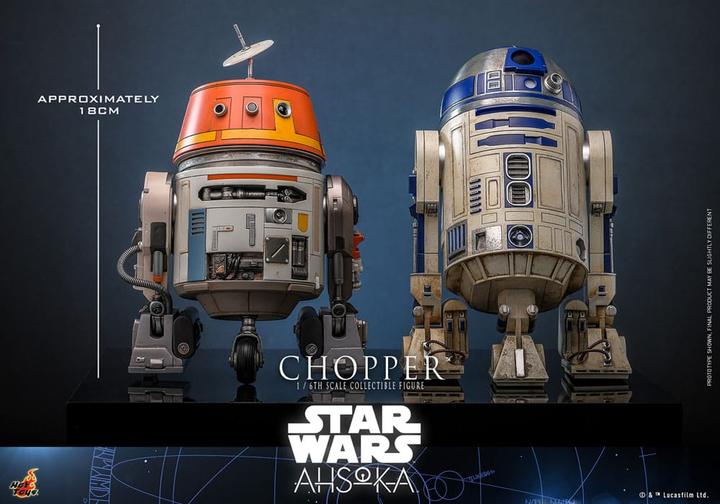 Immagine prodotto Hot Toys Star Wars: Ahsoka Action Figure 1/6 Chopper 18 cm