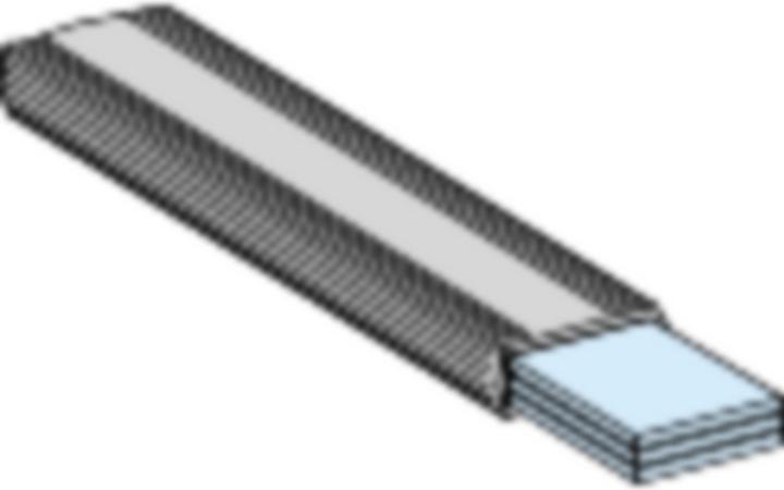 Actual product image Schneider Electric Prisma Plus - System G and P - insulated flexible rails - 24 x 5 mm 1800 mm LVS04746