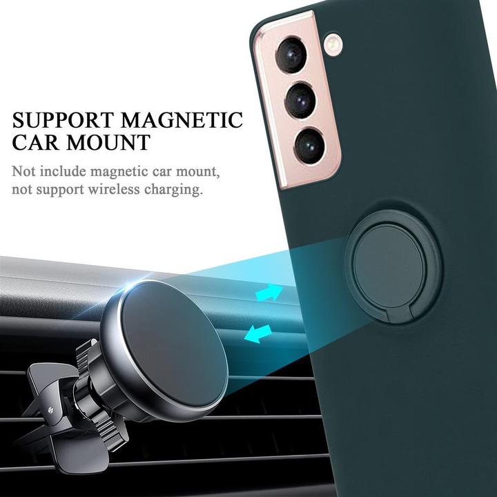 Actual product image Cadorabo TPU Liquid Ring Silicone Case Cover (Samsung Galaxy S21 5G)