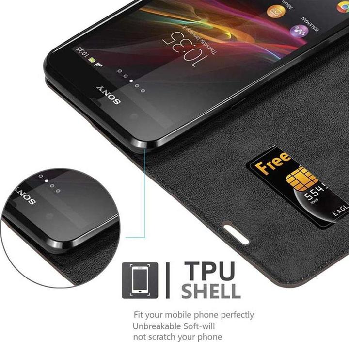 Produktbild Cadorabo Book Invisible Magnet Cover (Sony Xperia Z)