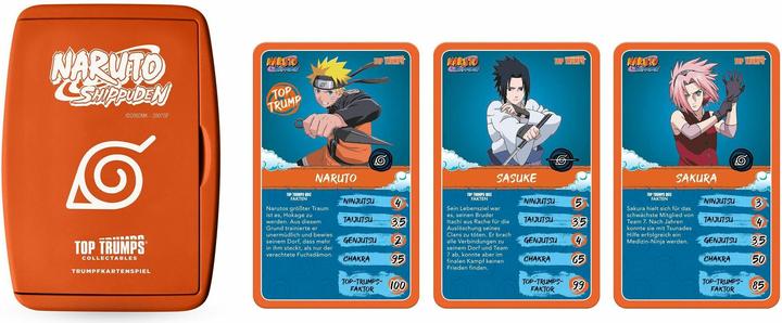 Image du produit Winning Moves Naruto Shippuden Collectibles Jeu de cartes Top Trumps Quiz Anime Collectible *Version française*. (Allemand)