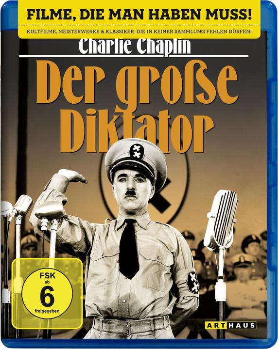 Image du produit Charlie Chaplin Le grand dictateur (Blu-ray, 1940, Anglais, Allemand)