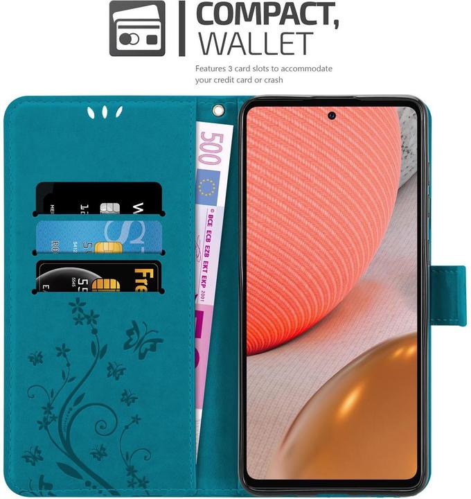 Immagine prodotto Cadorabo Copertina del libro a fiori (Samsung Galaxy A72, Samsung Galaxy A72 5G)