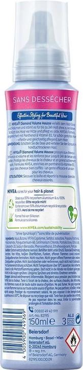 Actual product image NIVEA Diamant Volumen Schaumfestiger (150 ml, Volume foam)