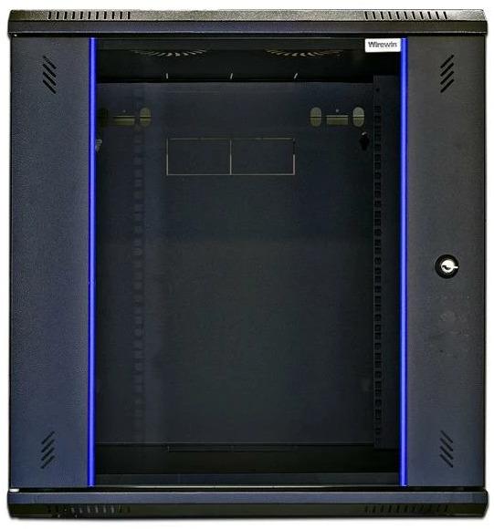 Produktbild Wirewin Wandschrank 600X450X12U Pro 2nd Gen 19 / 12HE / Schwarz (12 HE, 19 Zoll Rack)