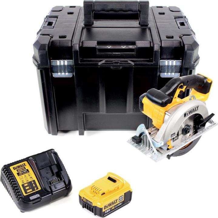 Produktbild DeWalt DCS 391 M1 Akku Kreissäge 18V 165 mm + 1x Akku 4,0Ah + Ladegerät + Sägeblatt + TSTAK
