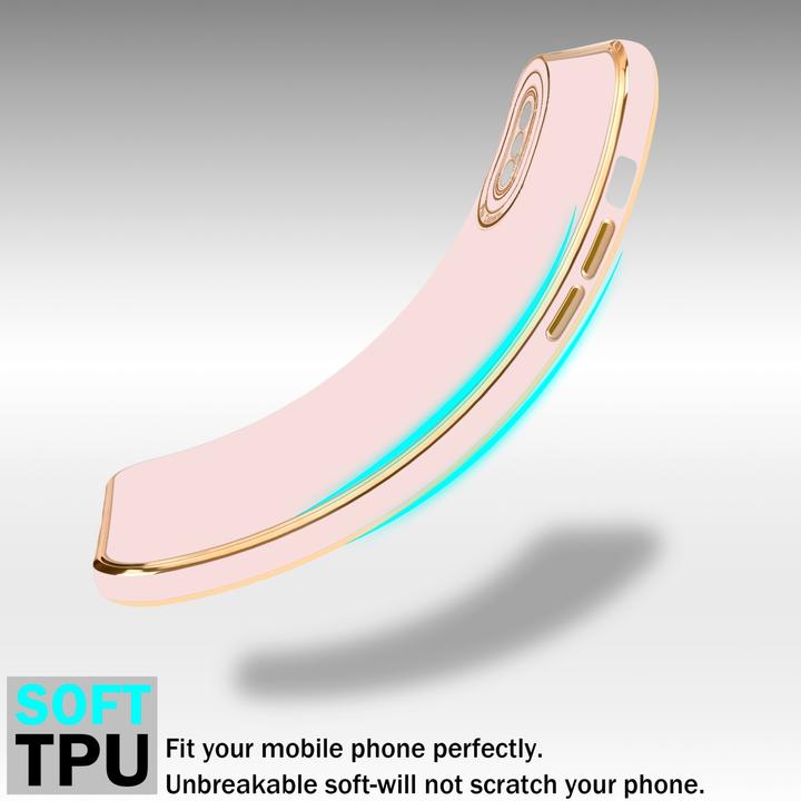 Actual product image Cadorabo TPU case with camera protection for Apple iPhone X / XS (Apple iPhone X)